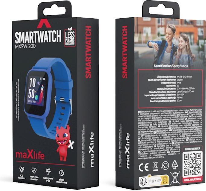 Produktbild Maxlife Smartwatch Kids MXSW-200 blau