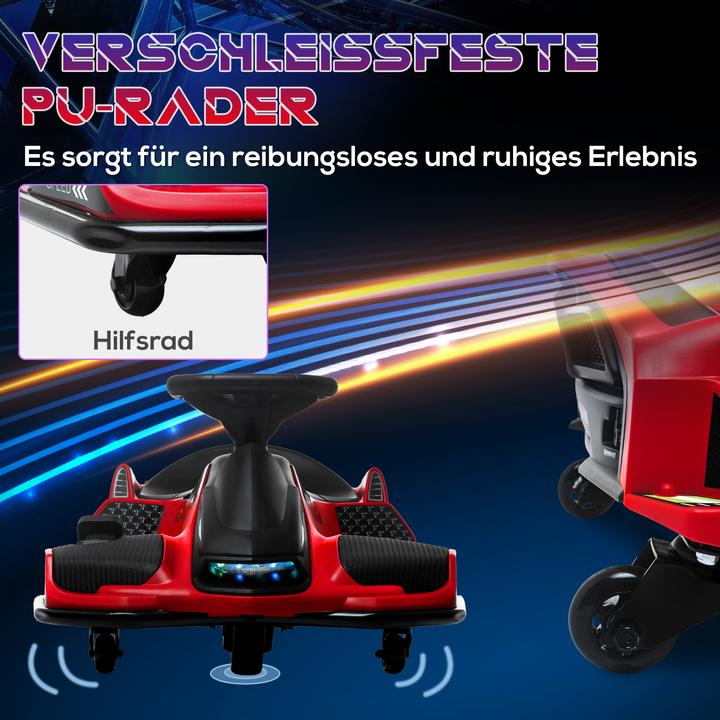 Actual product image Homcom Kinder Elektro Gokart Kunststoff, Metall Rot