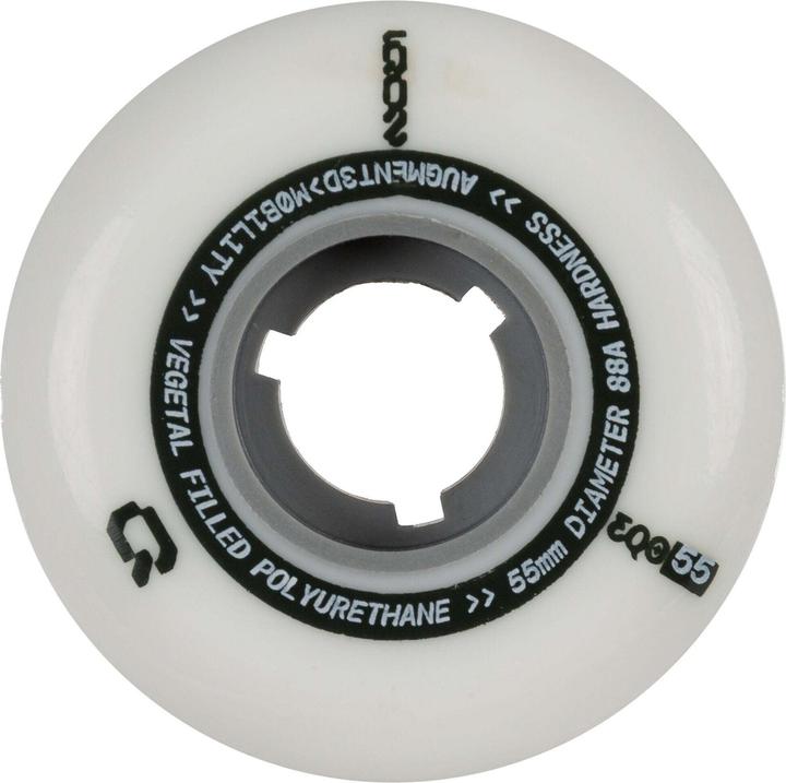 Actual product image Iqon Inline Skate Wheels Eqo 58mm 4-Pack 2024 (58 mm, 88a)