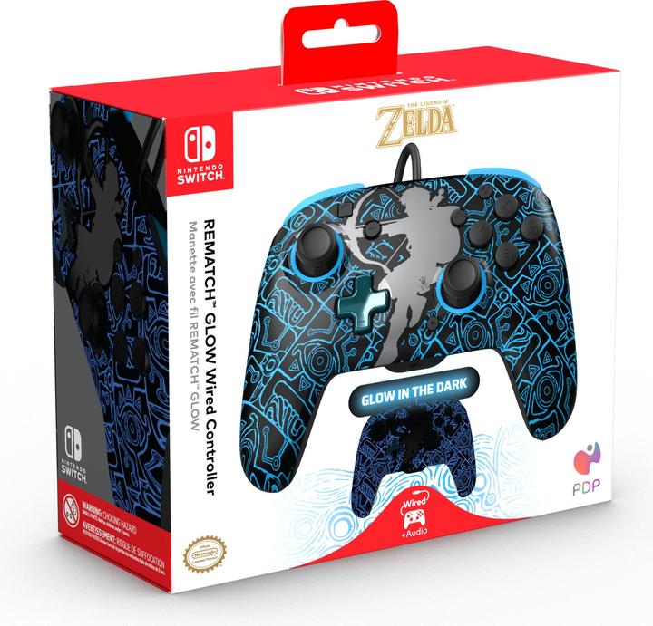 Actual product image PDP Rematch Wired Controller (Switch OLED, Switch Lite, Switch)