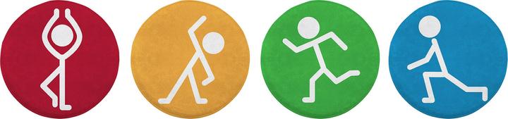 Actual product image Achoka Movement Points Activity Dots (40 x 40 cm)