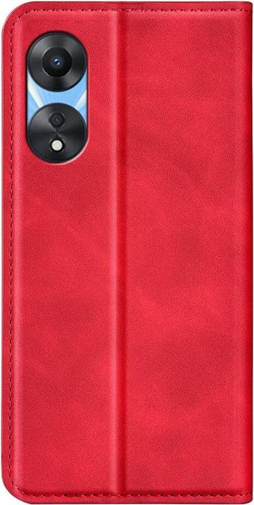 Actual product image Cover-Discount OPPO A58 5G / A78 5G - Stand Flip Case Cover red (Oppo A58, Oppo A78 5G)