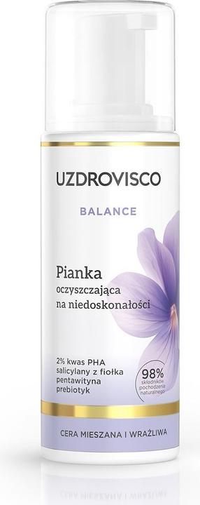 Actual product image Uzdrovisco Balance pianka oczyszczająca na niedoskonałości 150ml (Cleansing Foam, 150 ml)