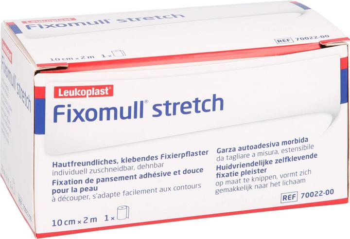 Produktbild BSN Fixomull stretch 10 cm x 2 m Klebevlies zur vollflächigen Verbandfixierung, 1 St. Pflaster (1x)