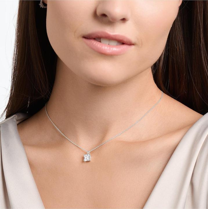 Immagine prodotto Thomas Sabo Collana a catena con pietra bianca argento (Argento 925, 40 - 45 cm)
