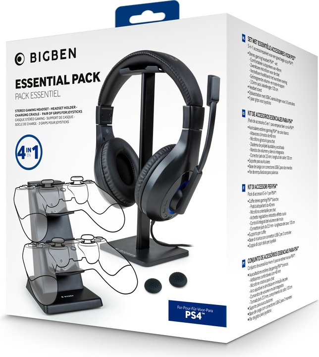 Produktbild Nacon Gaming Essential Pack Playstation 4 (Kabelgebunden)