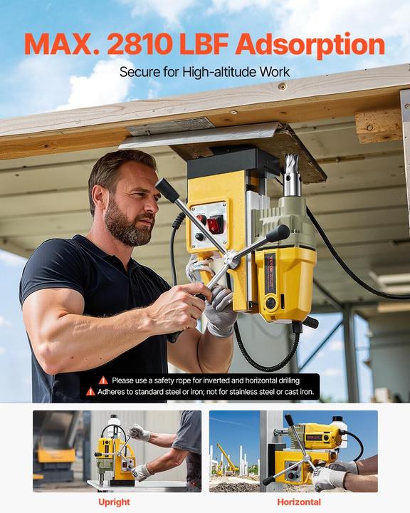 Actual product image Vevor Magnetic Drill Press