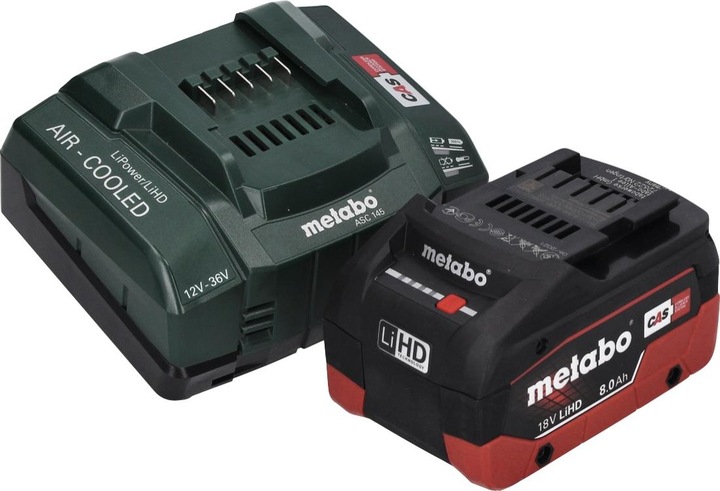 Produktbild Metabo WPB 18 LT BL 11-125 Quick Akku Winkelschleifer 18 V 125 mm Brushless + 1x Akku 8,0 Ah + Lade (125 mm)