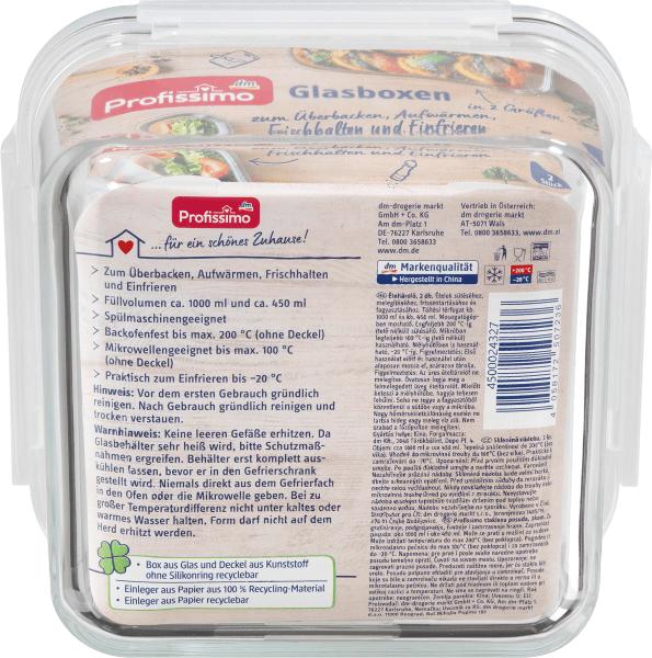 Produktbild dm Profissimo Glasboxen 2er Set