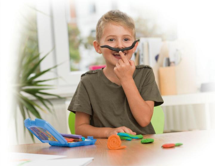 Immagine prodotto Pelikan Argilla da modellare per bambini 10 pezzi Creaplast blu