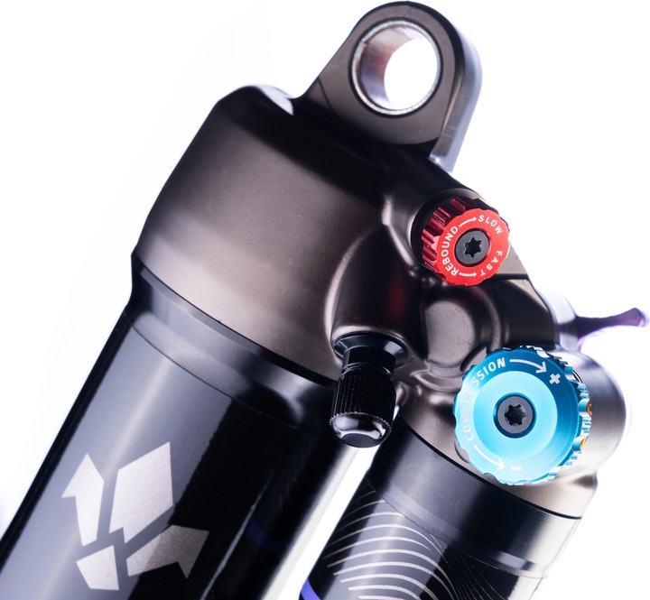 Actual product image Formula NEBBIA Air Shock, 165/45/42.5/40/37.5mm, Trunnion, dark grey (165 mm, 40 mm)