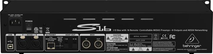 Productafbeelding Behringer Digitale slang S16