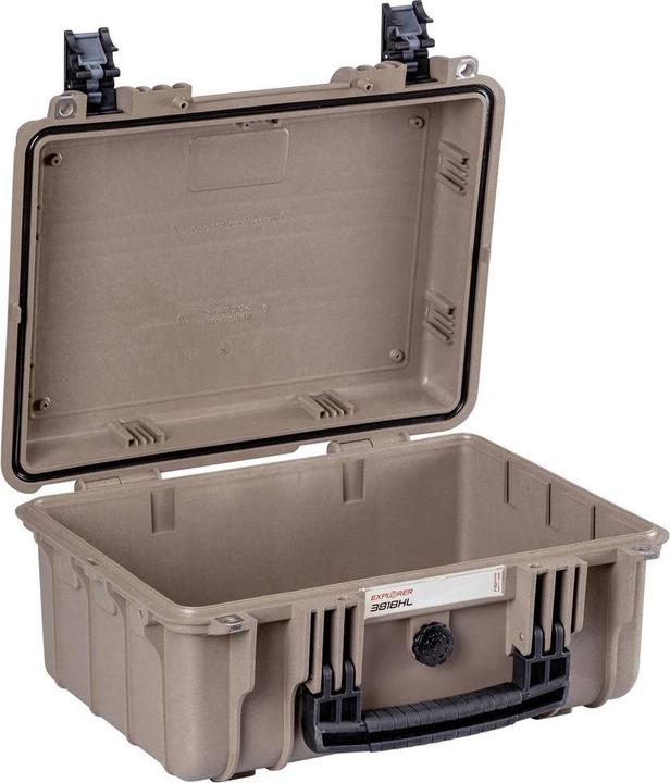 Actual product image Explorer Cases Outdoor case 3818HL.D desert tan with pick & pluck foam (W x (Photo case, 18.50 l)