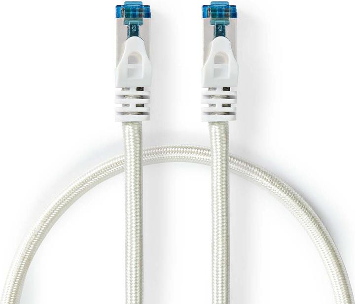 Immagine prodotto Nedis Cavo Cat 6a S/FTP | RJ45 maschio | RJ45 maschio | 2m | Senza strappo | Rotondo | Intrecciato / PVC (S/FTP, CAT6, 2 m)