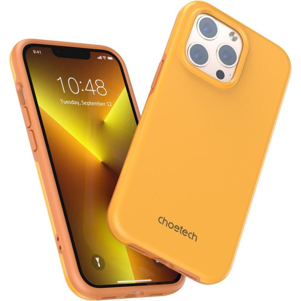 Thumbnail - Choetech MFM Anti-drop Case for MagSafe for iPhone 13 Pro, Orange (PC0113-MFM-YE) (Apple iPhone 13 Pro), Smartphone Hüll...