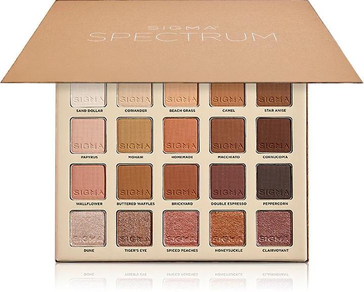Produktbild Sigma Beauty Spectrum Lidschattenpalette (Braun, Gold, Nude, Rosa, Weiss)
