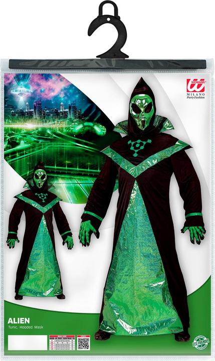 Immagine prodotto Widmann ALIEN (tunica, maschera con cappuccio), M (M)
