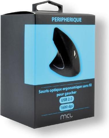 Actual product image MCL Left Handed Wireless Ergonomic Mouse (Wireless)