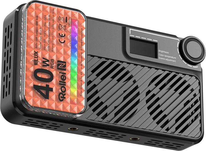 Productafbeelding Rollei LED-Dauerlicht | Compact 40W RGB | LUX-Serie (Videolicht)