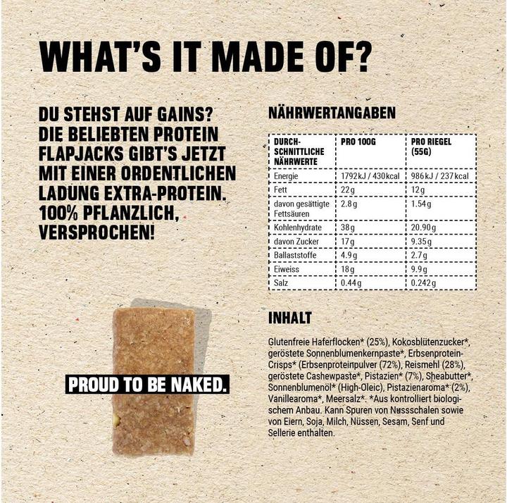 Produktbild Peak Punk Bio Protein Bar (Pistazien, 12 Stk., 55 g)