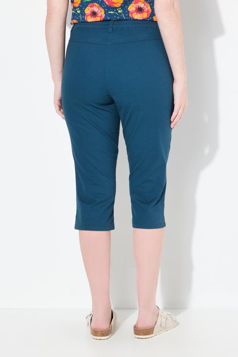 Produktbild Ulla Popken Caprihose, Saumschlitze, Gürtelschlaufen (56)