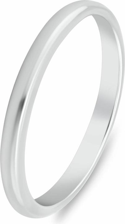 Produktbild Brilio Silver - Minimalist silver wedding ring RI149W - Circuit: 52 mm (52)