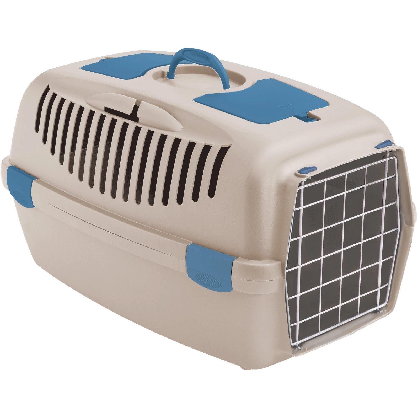 Zolux Stefanplast Transporter Gulliver 2 metalowe drzwi beżowy (99803), Trasporto animali