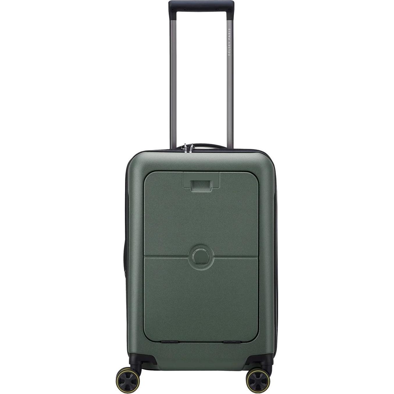 Delsey Verde Valigia, Turenne 2.0 Trolley Da Cabina A 4 Ruote 56 Cm Scomparto Per Laptop, (42 L)