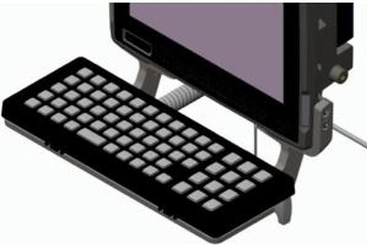Actual product image Zebra Keyboard Mount Tray Vc80 Ikey
