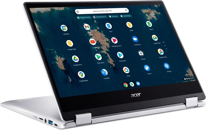 Image du produit Acer CB Spin CP314-1HN-C11N Chrome Cel.N4500/8GB/64GB eMMC/14" (14", Intel Celeron N4500, 8 Go, 64 Go, DE)