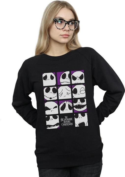Produktbild Disney Nightmare Before Christmas Many Faces Of Jack Squares Sweatshirt (M)