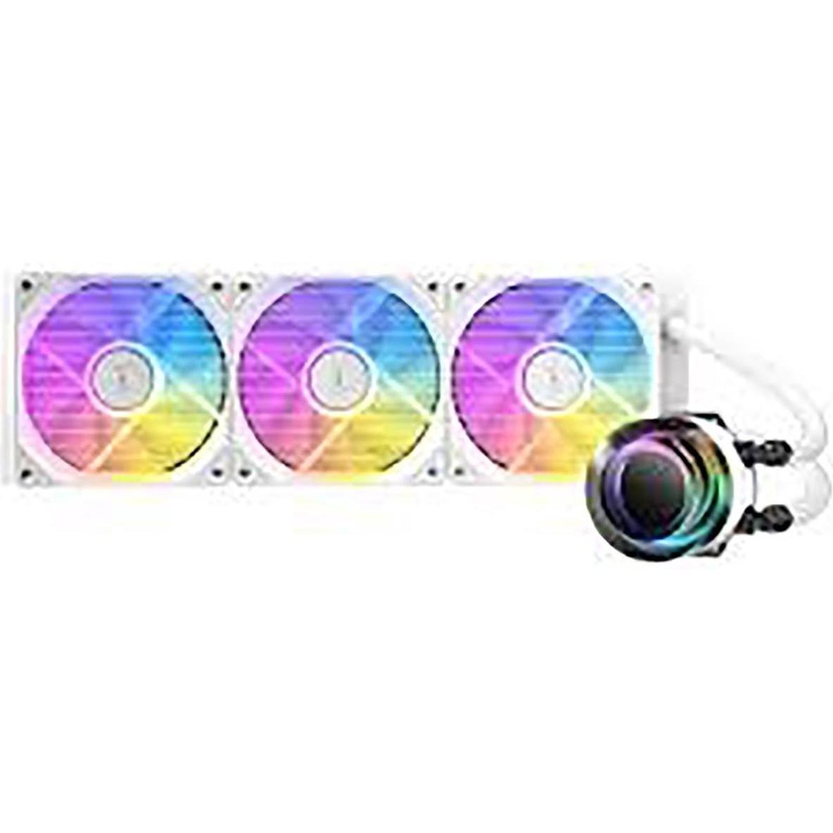 Antec Vortex Lum 360 White Argb, Raffreddamento Ad Acqua Cpu, Bianco, Multicolore