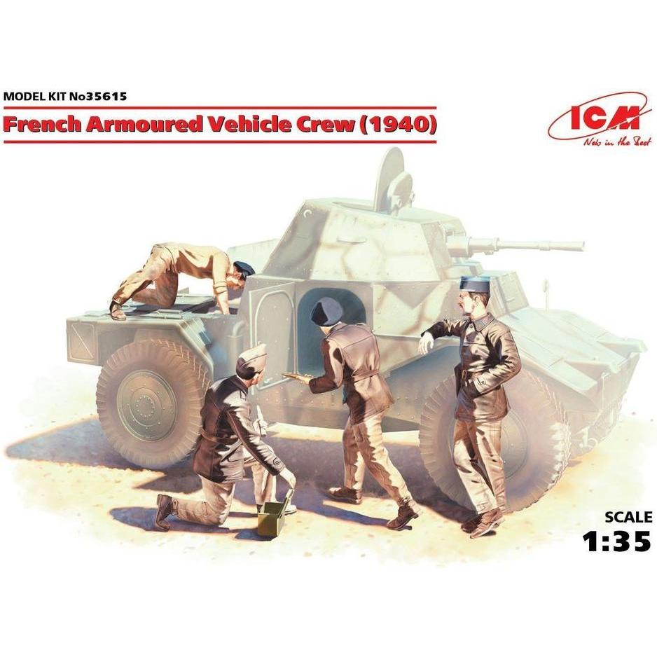 ICM French Armoured Vehicle Crew 1940