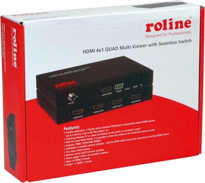 Productafbeelding Roline Viervoudige Multi-Viewer schakelaar