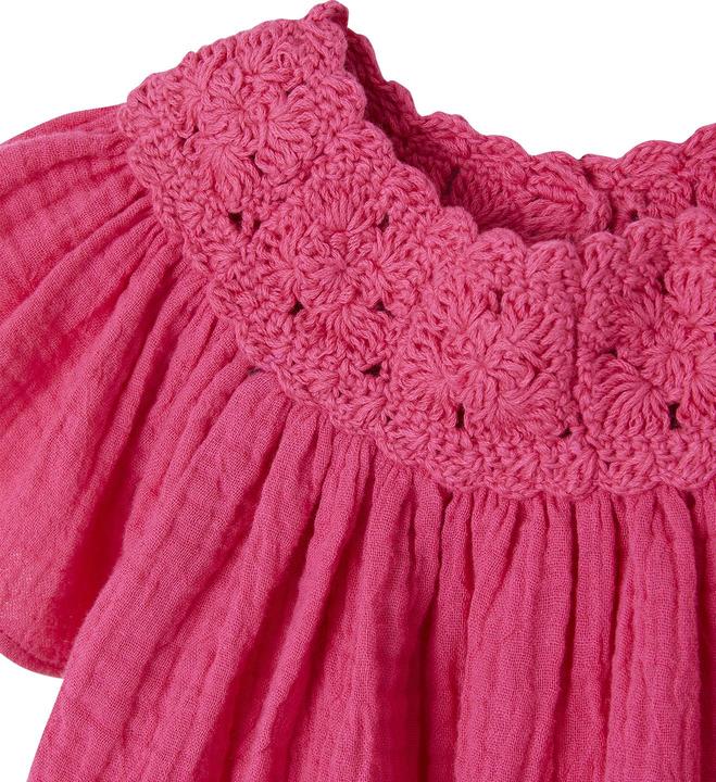 Immagine prodotto Vertbaudet Camicetta da bambina con pizzo all'uncinetto (80)
