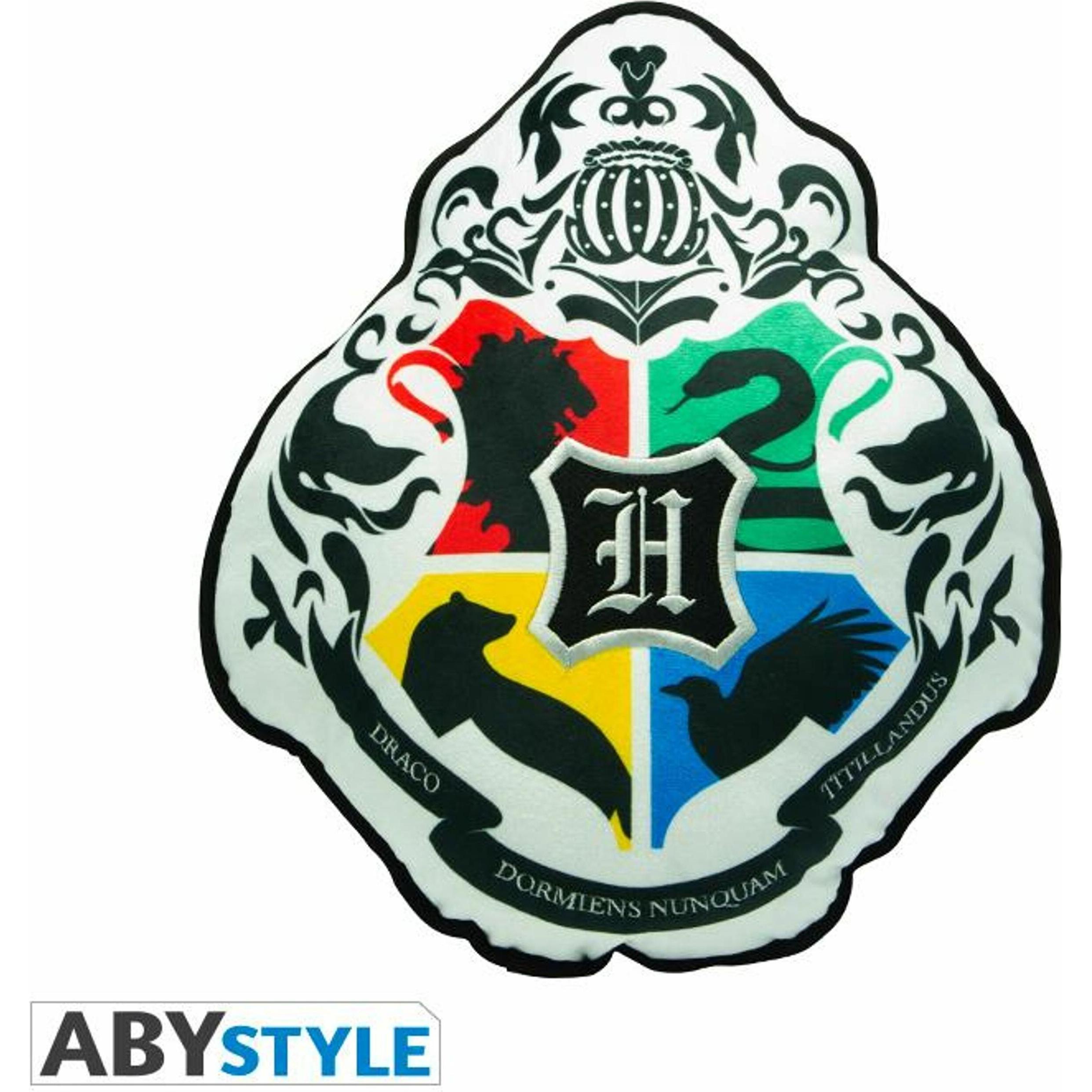 Abystyle Multicolore Cuscino Decorativo, Cuscino Harry Potter : Hogwarts (37 X 33 Cm)