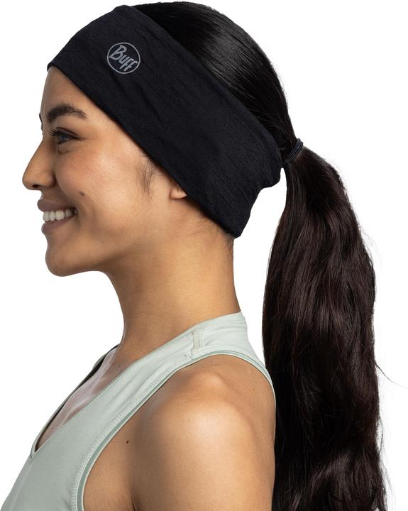 Image du produit Buff Leichtes Merino-Stirnband in Schwarz