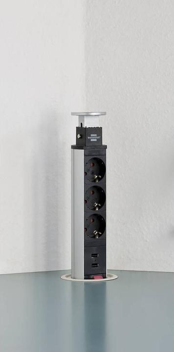 Actual product image Brennenstuhl tower power (5x, USB-A, 2 m)