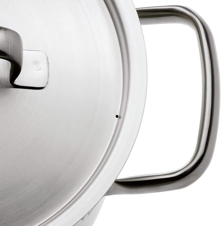 Produktbild WMF Kochtopf Gemüse- Suppentopf Induktion 24cm hoch 8,8l Gourmet Plus Edelstahl (24 cm, Kochtopf, Edelstahl)