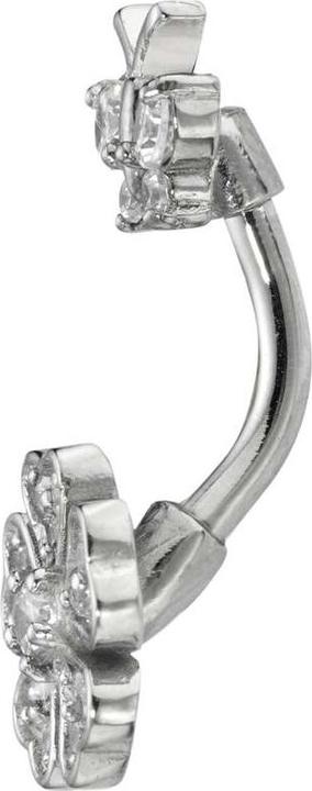 Image du produit Bijouteria Piercing nombril (Cristallin, Acier chirurgical 316L)