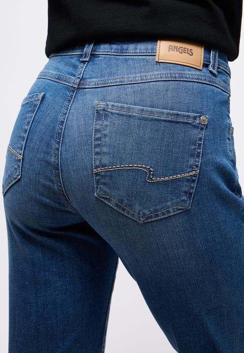 Produktbild Angels Dolly Jeans Sportiv Denim Straight Fit Mid Blue Used (W30/L32)