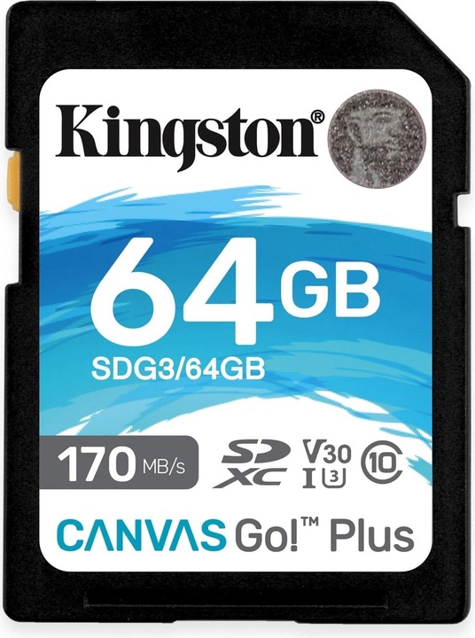 Kingston Canvas Go! Plus (64 GB, SDXC, U3, UHS-I)