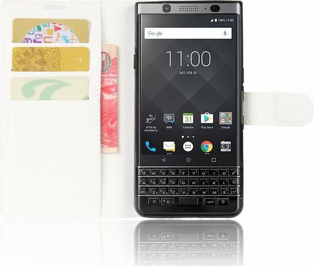Produktbild MU Classic Litchi Leder Bookcover (Blackberry KEYone)