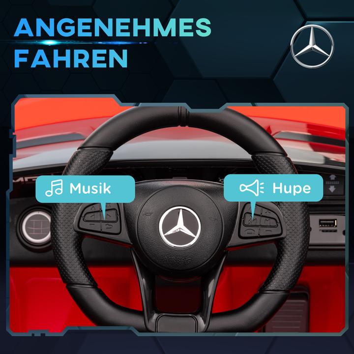 Produktbild Aiyaplay Kinder Elektroauto Kunststoff, Metall Rot (12 V)