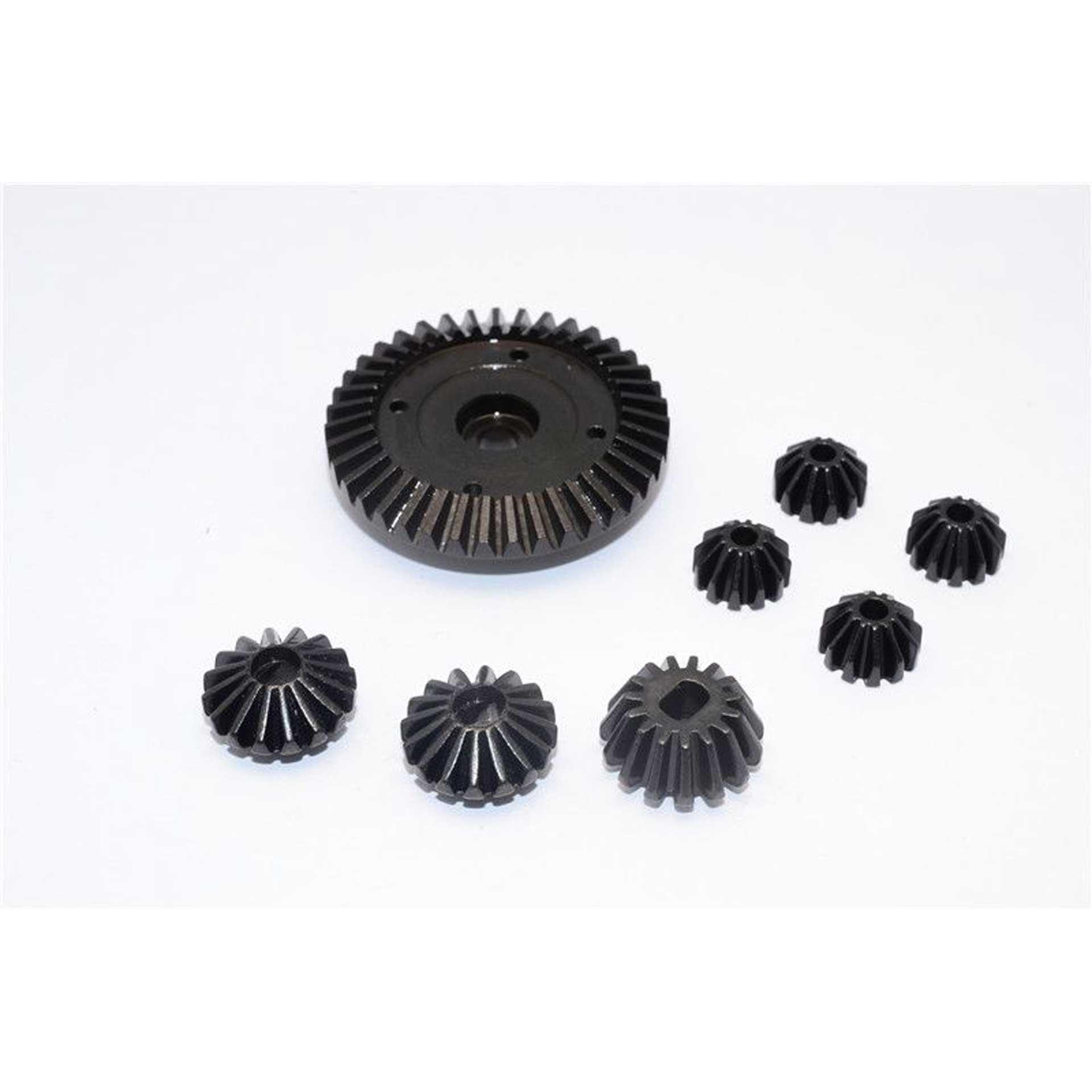 GPM ingranaggio ad anello e coppia conica in acciaio - 8pcs set (per tt02 tt02b)