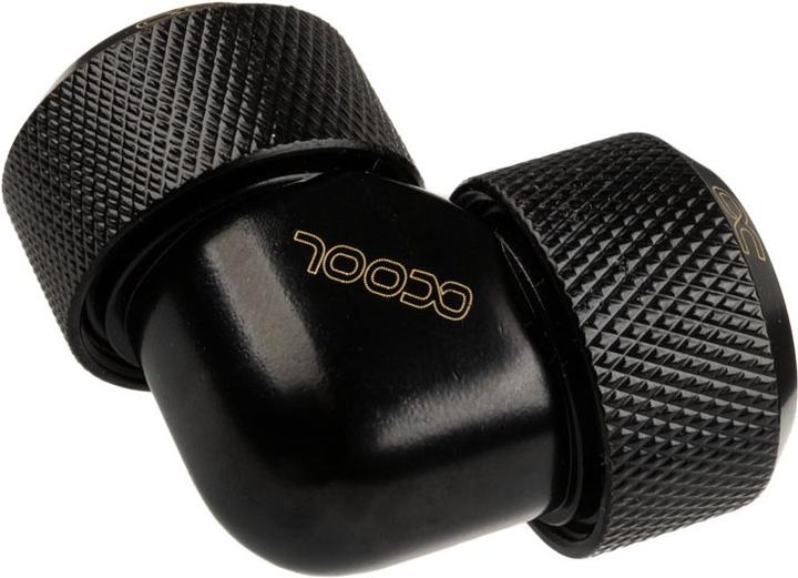Actual product image Alphacool Icicle Adapter 90 degree 16mm OD to 16mm AD Hardtube