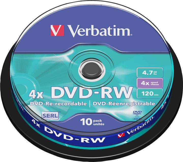Produktbild Verbatim Dvd-Rw (10 x)