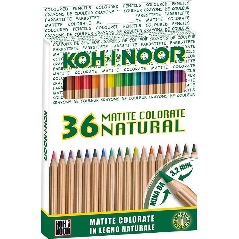Koh-I-Noor, Pastelli, Confezione 36 Matite Colorate (36 X)