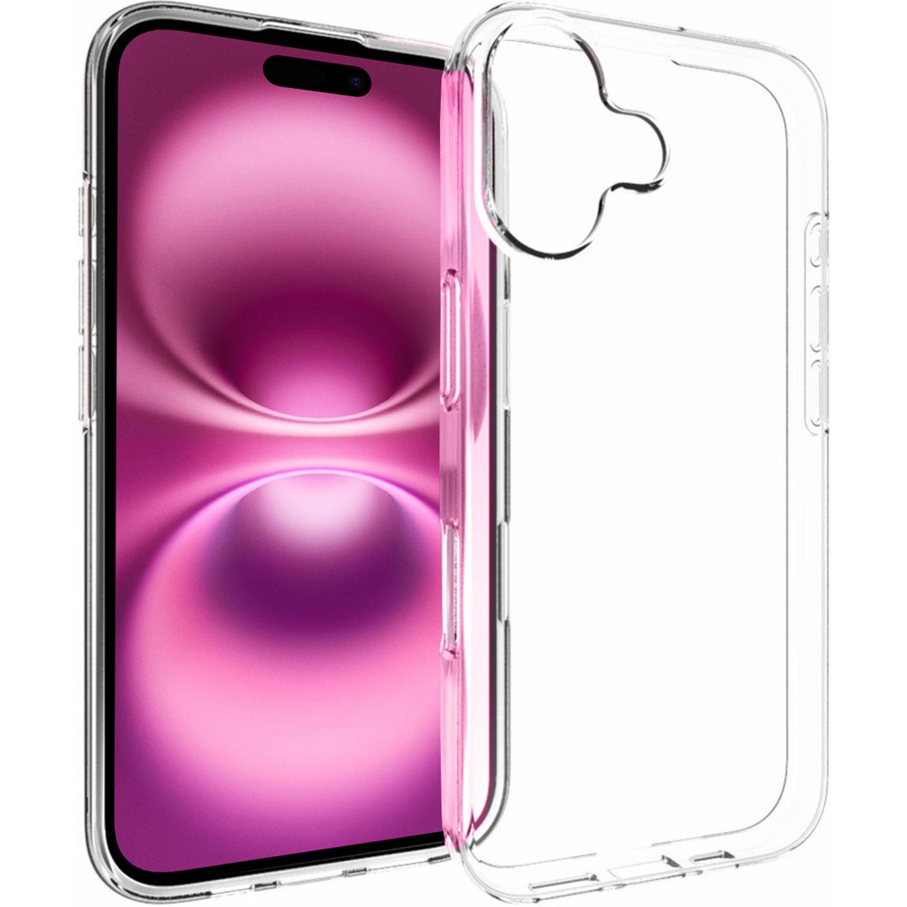 Insmat Backcover Iphone 16 Crystal (Apple iPhone 16), Smartphone Hülle, Transparent