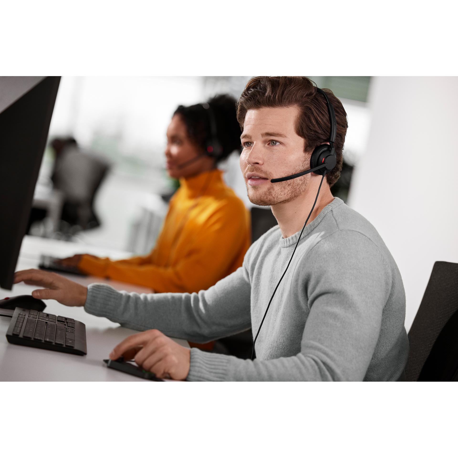 Thumbnail - Jabra Engage 50 II UC (Kabelgebunden, USB-C), Office Headset, Schwarz
